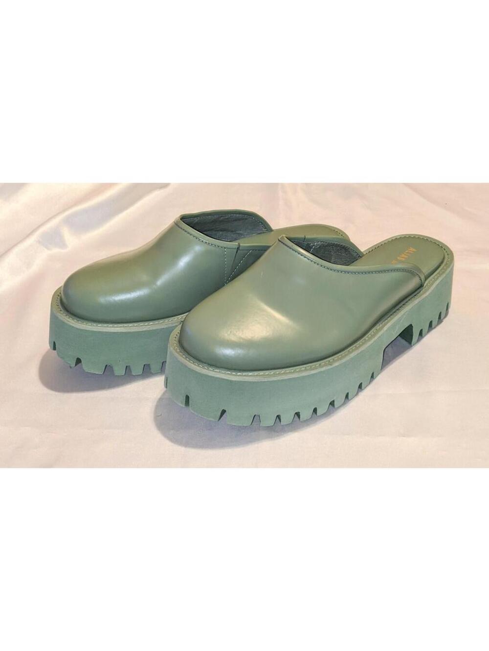 Alias Mae Sage Green Platform Clog Mules